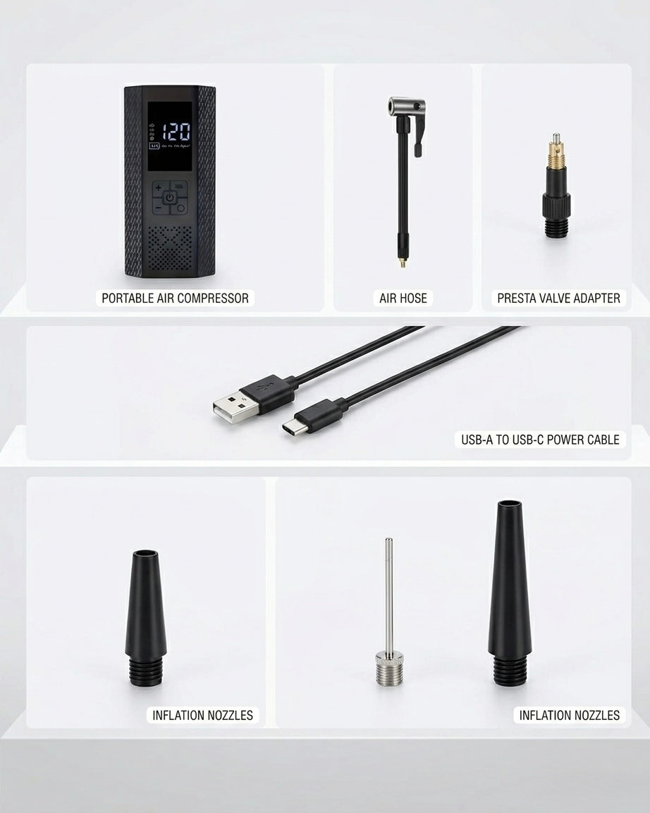 ApexFlow Pro: Multi Purpose Portable Air Compressor